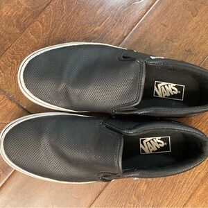 Vans Men's Black Slip-On Shoes
